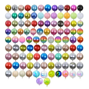 Aluminum Film Mylar Cartoon Ballons Globos Helium Foil Christmas Large Shiny Spheres Balloon