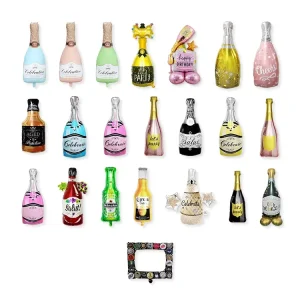 Aluminum Mylar Ballons Globos Bottle Foil Helium Birthday Party Decoration Party Supplies