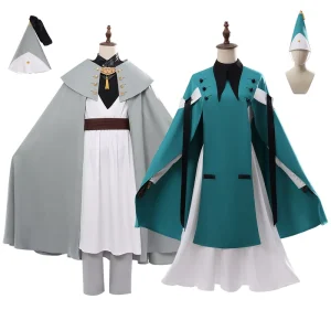 Anime Witch Hat Atelier Coco Agott Cosplay Costume Hat Cloak Uniform Dress Stockings Halloween Party for Women Cos