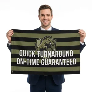 Any Logo Design Double Sided Printing Custom Congratulations Banner Flags for Wedding Reception Tear Resistant