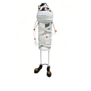 Art Deco Metal Decorative Seasonal Outdoor Mummy Home and Garden Statue for Halloween