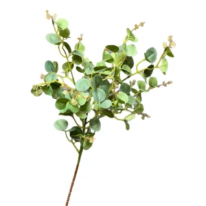 Artificial 3D Printed Eucalyptus Leaves Soft Furnishings Wedding Decorations Photography Floral Arrangements Ornaments Flower