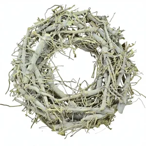 Artificial Cotton Root Handcrafted Eco friendly Modern Outdoor Wreath for Home Easter and Party Decorations