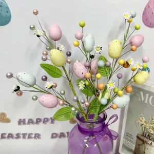 Artificial Easter Egg Bouquet Branch Picks
