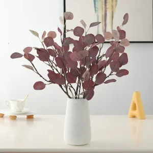 Artificial Eucalyptus Leaves Thanksgiving Decor Eco Friendly Durable Indoor Outdoor Wedding Accessories Silk