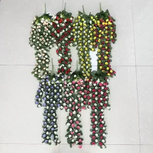Artificial Flower Hanging Garland Romantic Wedding Arch Decor Wedding Decoration Home Backdrop Party Decor
