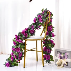 Artificial Flower Plastic Eco Friendly Decorative Wreaths Wedding Home Spring Autumn Christmas Chinese New Year Garland Plant