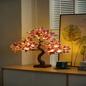 Artificial LED Bonsai Lamp USB Battery Dual Power Outdoor Indoor Party Home Decoration Lighting