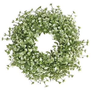 Artificial Silk Camellia Plant Wreath Indoor Home Hotel Wall Decoration Door Hanging Arrangement