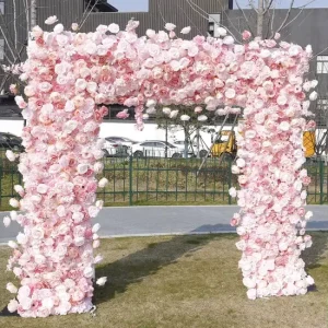 Artificial Wedding Arch Flowers Metal Party Decoration for Wedding Arch Ceremony and Reception Backdrop