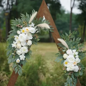 Artificial Wedding Arch Flowers for Christmas New Year Easter Halloween Ceremonies Receptions Wedding Arch Backdrop