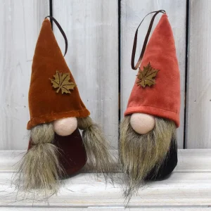 Attiigny Thanksgiving Ornaments Handmade Fall Autumn Gnomes Harvest Swedish Gonk Plush Gnomes Hanging