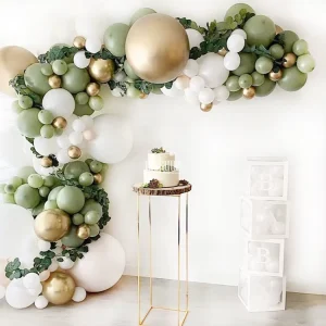 Baby Birthday Party Holiday Supplies Decor Green Shades Game Foil Balloon Suppliers Balloons Set