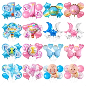 Baby Shower & Birthday Party Christmas Foil Balloons Colorful Customizable Sizes Unisex Decoration