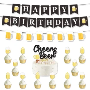 Baby Shower Welcome Baby Party Backdrop Decorations Birthday Bunting Cake Toppers Cartoon Style Paper Made China