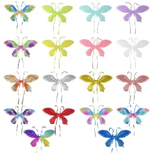 Back Hanging Magic Strip Butterfly Foil Balloon Angel Wings Balloon Children’s Inflatable Birthday Party Decoration