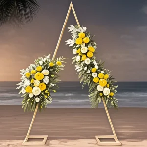Balloon Flowers Wedding Arch Ceremony and Reception Backdrop Decoration for Birthday Wedding Graduation Ceremony Decoration