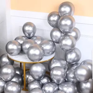 Balloon Party Decoration Factory Glossy Thick Custom Chrome Party Valentine Day 12 Inch Chrome Balloons