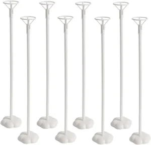 Balloon Stick Stand Holder with Base for Table Desktop Centerpiece Birthday Party Wedding Baby Shower and Anniversary
