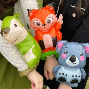 Balloons Manufacturer Kid Toy New Cartoon Character Balloons Wrist Prop Mylar Animal Wrist Balloons