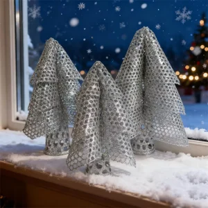 Bamboo Christmas Tree Decorations Eco friendly Halloween Decorations Handmade Holiday Decorations