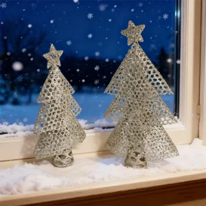 Bamboo Woven Christmas Tree Decorations and Easter Ornaments Handmade Eco friendly Holiday Decorations