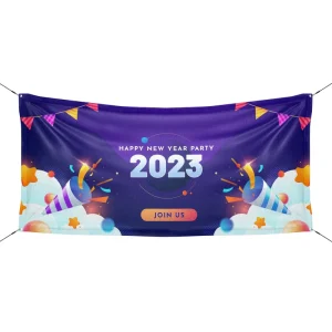 Banners with Logo and Stand Custom Polyester Cloth Banner Stage Backdrop Printing