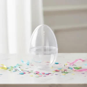 Basket Stuffers Hunt Game Easter Party Favors Blank Plastic Easter Eggs Fillable Plastic Eggs for DIY Craft Activities