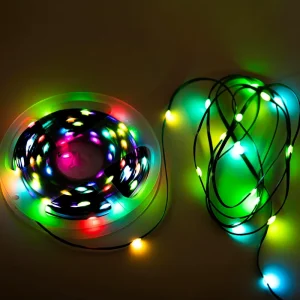 Battery Box Operate Dark Green Wire 8 Mode String Light Christmas Decoration String Light