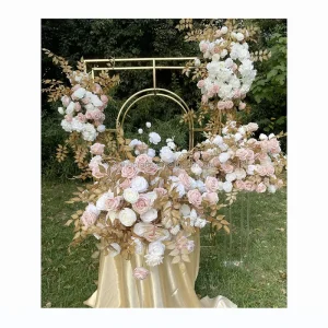 Beach Wedding Decoration Large Blush Pink Rose Flower Arrangement Ball Centerpieces for Wedding Table Decor