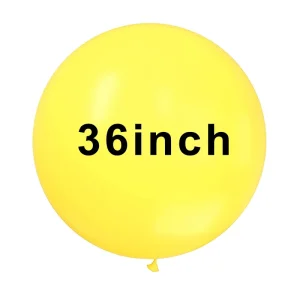 Big Giant 36Inch Latex Balloon Happy Birthday Graduation Easter Baby Shower Anniversary Party Decoration Supplies Helium Ballon