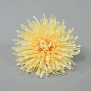 Big Head Artificial Silk Crab Claw Chrysanthemum Flower Head Christmas and Wedding Floral Decorations Faux Flower Head