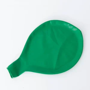 Biodegradable 36 Inch Green Color Decoration Oval Shape Latex Balloons