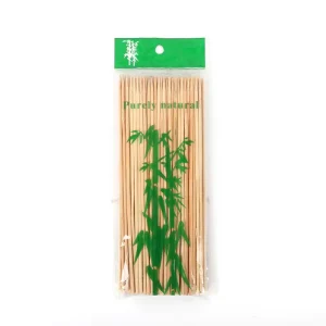 Biodegradable Bamboo Skewers Eco friendly Wooden Sticks for Food