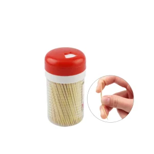 Biodegradable Compostable Disposable Bamboo Individually Paper Opp Wrapped Toothpicks for Party Use