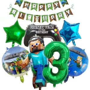 Birthday Balloon Set Decorations Cartoon Foil Balloon Decorations Kit Party Supplies