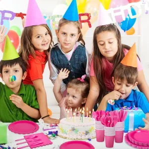 Birthday Bridal Shower Party Supplies 175 Pcs 25 Guests Paper Plates and Napkins Cutlery Set Hot Pink Disposable Tableware Set