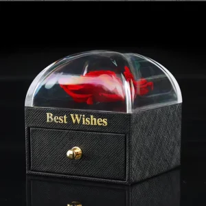 Birthday Decoration Wedding Decoration & Supplies Mothers Day Gifts Eternal Rose Jewelry Ring Box