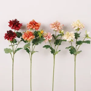 Birthday Gift 3 Heads of Silk Peony Artificial Flower for Home Decoration Wedding Decoration and Flower Arrangement
