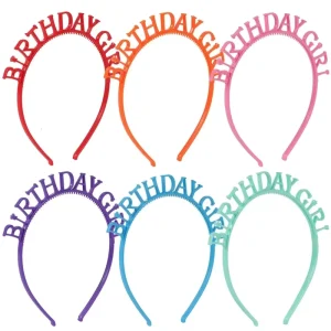 Birthday Girl Headband for Kids Birthday Party Decoration PP Girl’s Birthday Hairband Headbands Party Supplies Hairbands