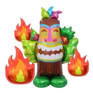 Birthday Party Decorations Photo Props Toys 3D Standing Thick Foil Large Balloons Shrubs Bonfires Cartoon