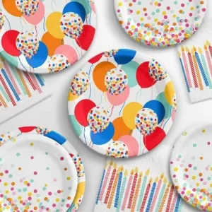 Birthday Party Supplies Custom Birthday Party Paper Plate Napkin Manufacture Happy Birthday Party Tableware Set