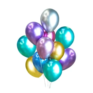 Birthday Party Supplies Items and Decoration Need Colored Chrome Metallic Latex Balloon Decor Manufacturing Export Suppliers