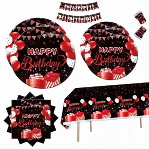 Birthday Party Supplies Paper Plates Tissues Tablecloths Tableware Sets Birthday Party Decorations ZT321