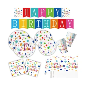 Birthday Party Tableware Ornaments Decorated Set Party Supplies Paper Plate Cup Party Tableware Accessories