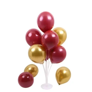 Birthday Party and Wedding Celebration Decoration 7balls Double Suction Cup Balloon Stand