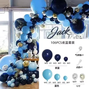 Birthday Wedding Party Decoration Supplies Set for Festive Decorations
