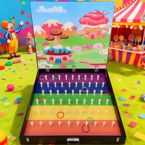 Black Carnival Rainbow Collar Game Stall Interactive Event Game