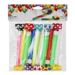 Black Gold Party Blower Noise Maker Musical Blowouts Whistle Party Blow Horns for Kids Birthday