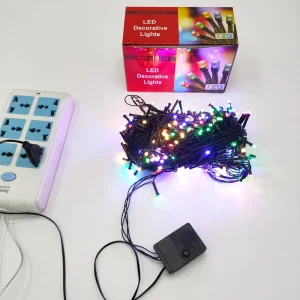 Black Wire Christmas Decor LED Light 300LED 29.5Meters 220V 8 Function Colorful String Light